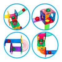 PicassoTiles LED Activated Light-Up Marbles for Marble Run Building Blocks