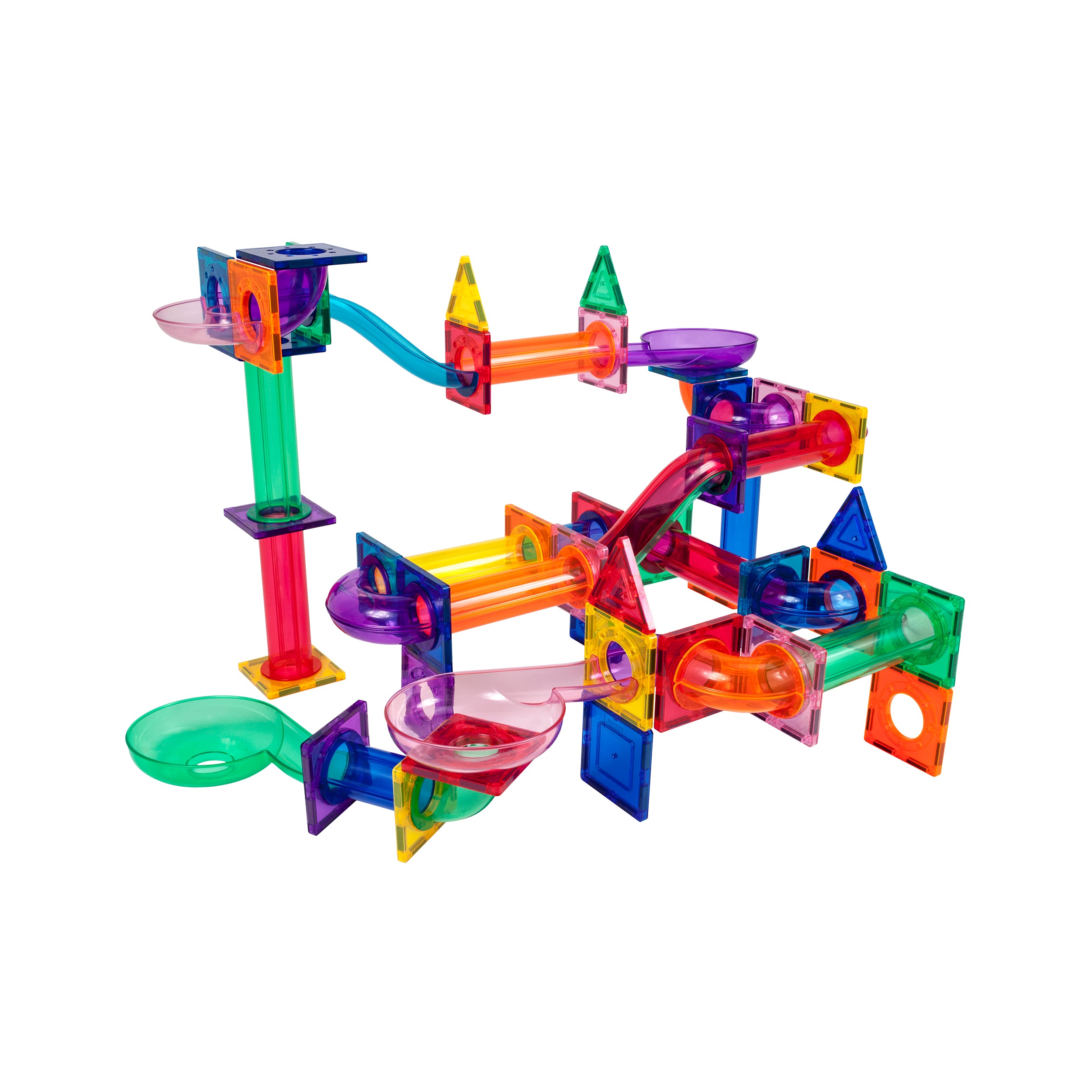 PicassoTiles 100pc Marble Run Building Blocks