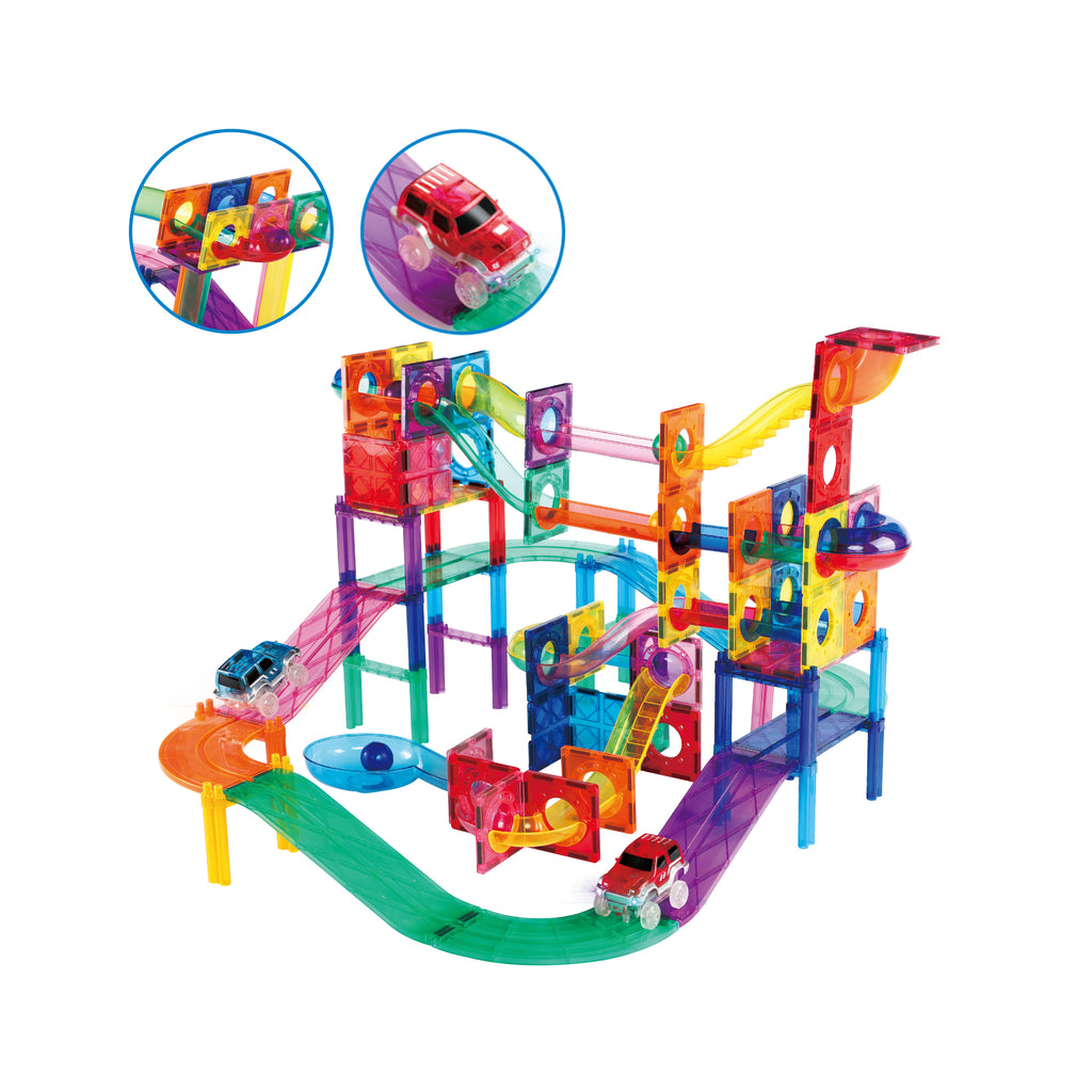 Marble Run And Racing Track Magnet Toy