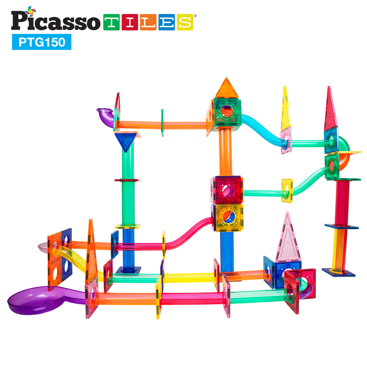 150pc Magnetic Marble Run Building Set, Ages 3+ | PicassoTiles