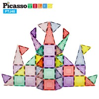 PicassoTiles Glitter Magnetic Tiles Building Set
