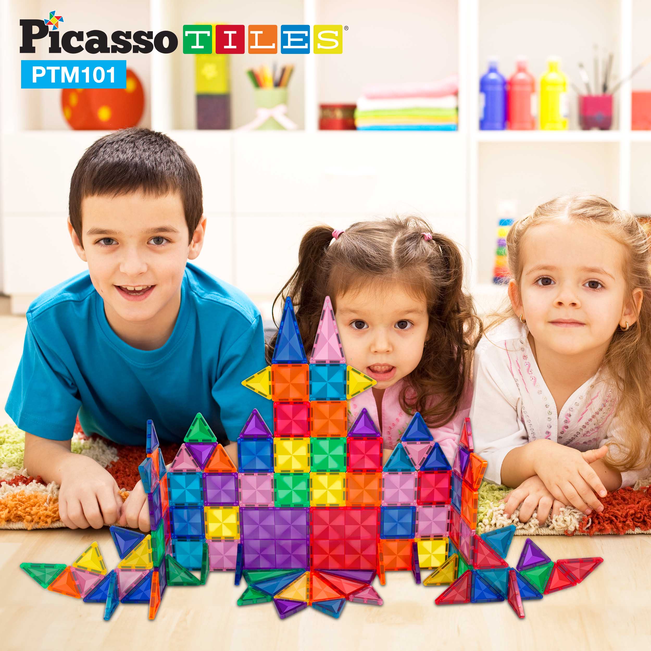 PicassoTiles Mini Diamond 101pc Set