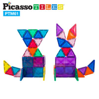 PicassoTiles Mini Diamond 61pc Travel Set