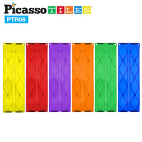 PicassoTiles 6pc Race Track Ramp Magnet Toy Expansion Pack
