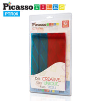 PicassoTiles 6pc Race Track Ramp Magnet Toy Expansion Pack