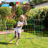 PicassoTiles 600pc Straw Building Set PTS600