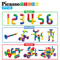 PicassoTiles Tube Building Block w/Musical Kit Pipes Puzzle Toy Set